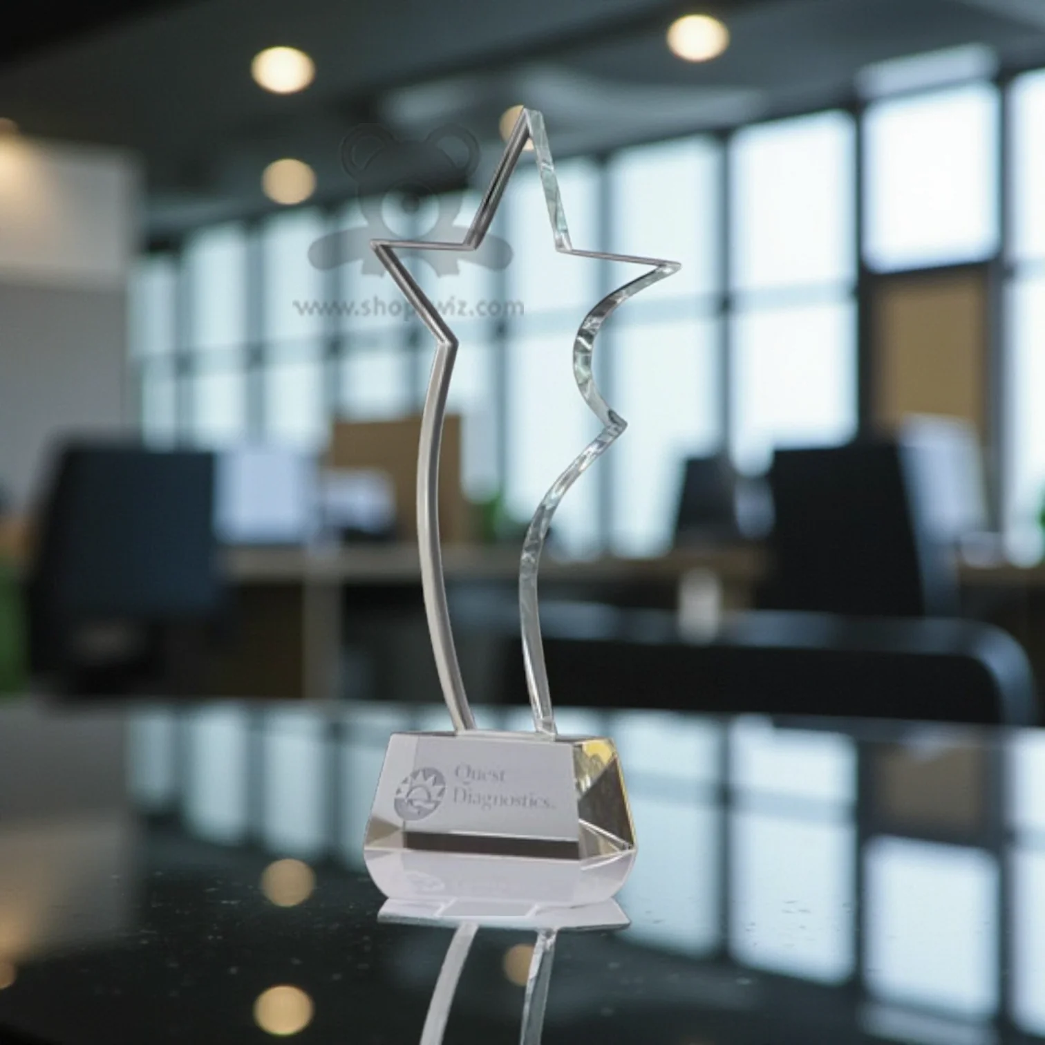 ShopTwiz Customized Star Trophy – Personalized Logo & Name Corporate Gift - Image 3