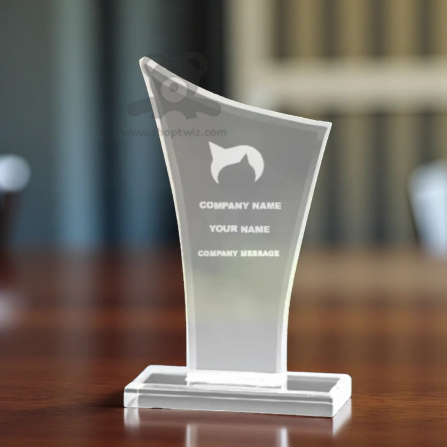 ShopTwiz Customized Trophy – Personalized with Logo or Name | Premium Corporate Gift - Image 3