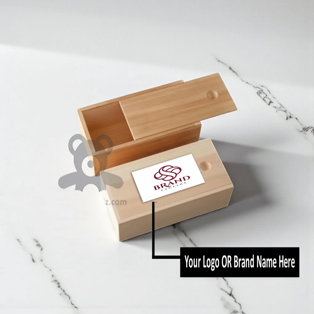 ShopTwiz Customized Wooden Box – Personalize with Logo or Name | Elegant Corporate Gift