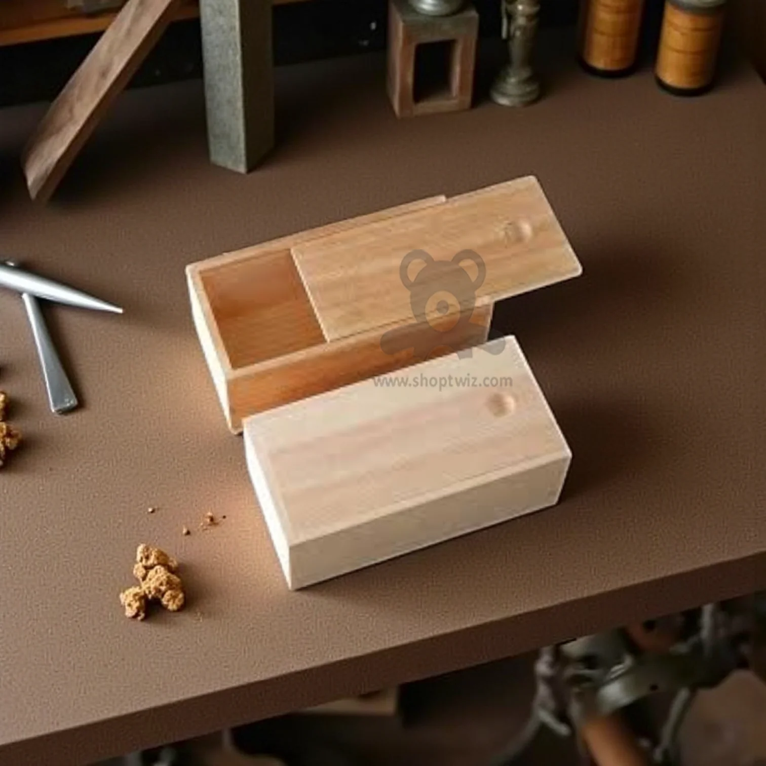 ShopTwiz Customized Wooden Box – Personalize with Logo or Name | Elegant Corporate Gift - Image 3