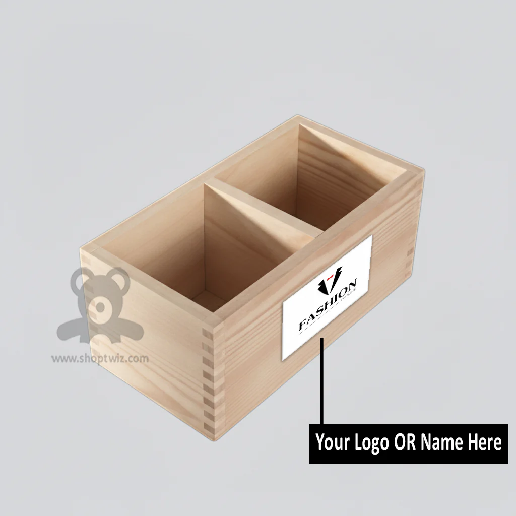 ShopTwiz Customized Wooden Box – Personalize with Logo or Name | Premium Corporate Gift - Image 2