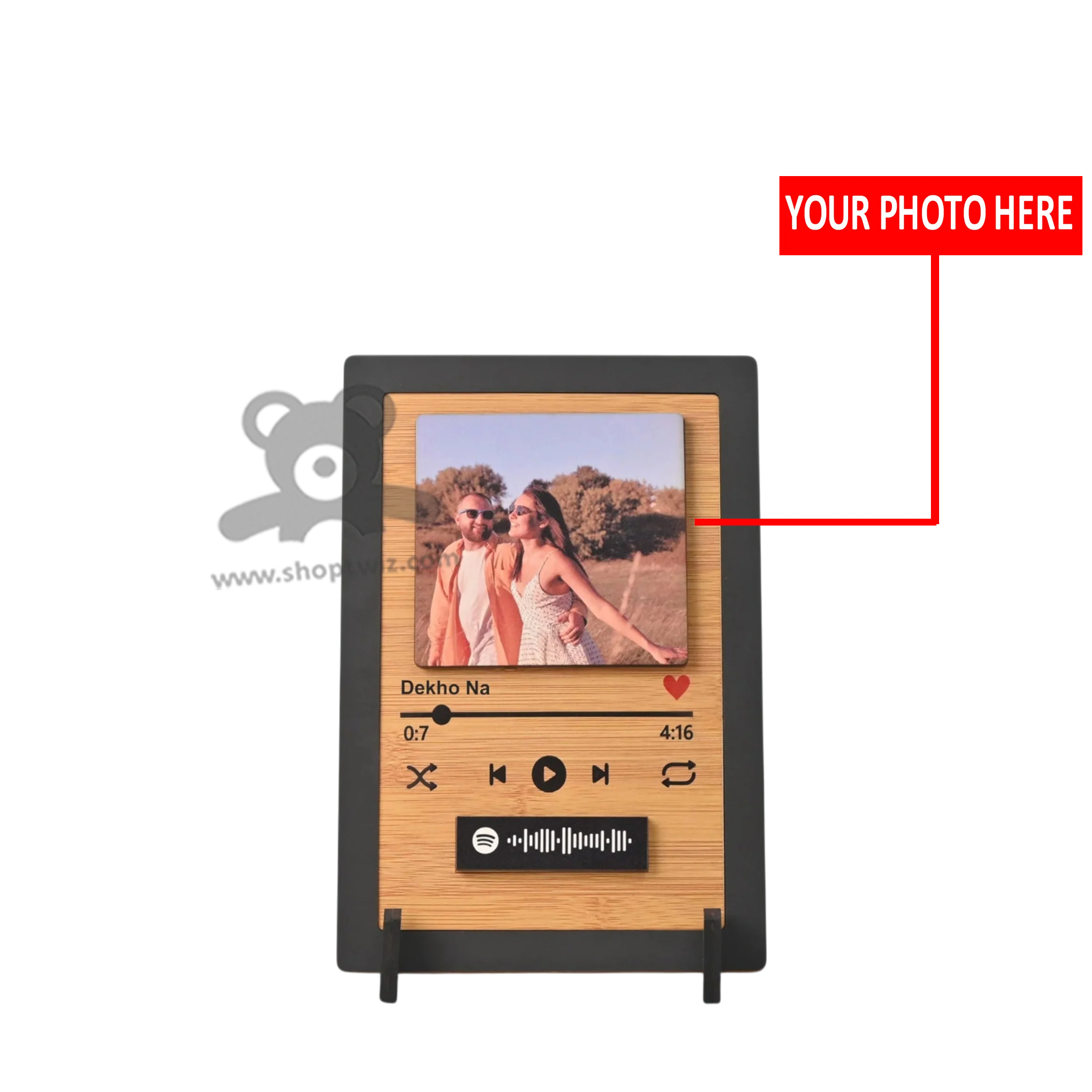 Personalized Spotify Frame with scannable code