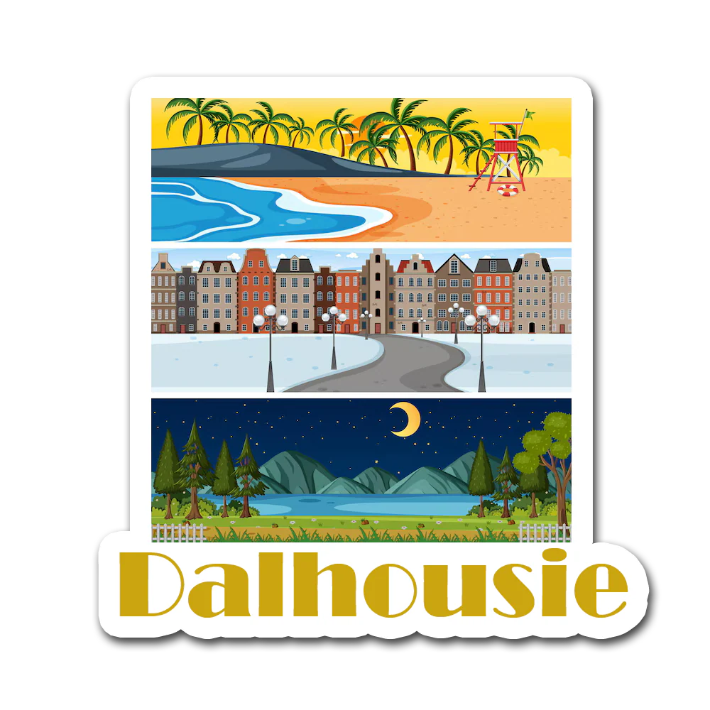 ShopTwiz Dalhousie Travel City Lovely Door Magnets And Fridge Magnet