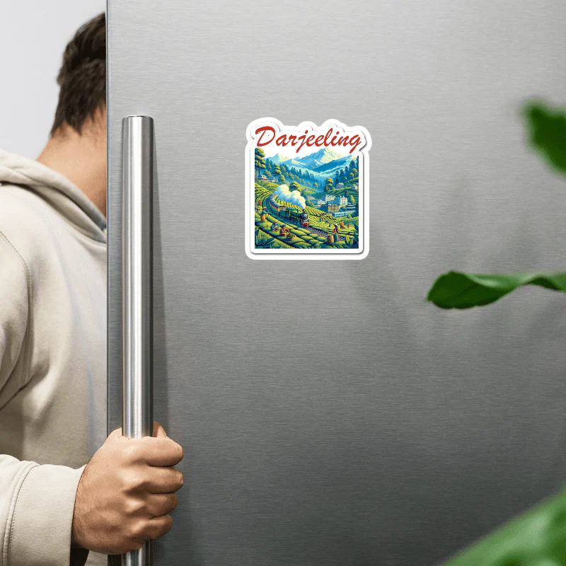 ShopTwiz Darjeeling Trip City Lovely Door Magnets And Fridge Magnet - Image 2