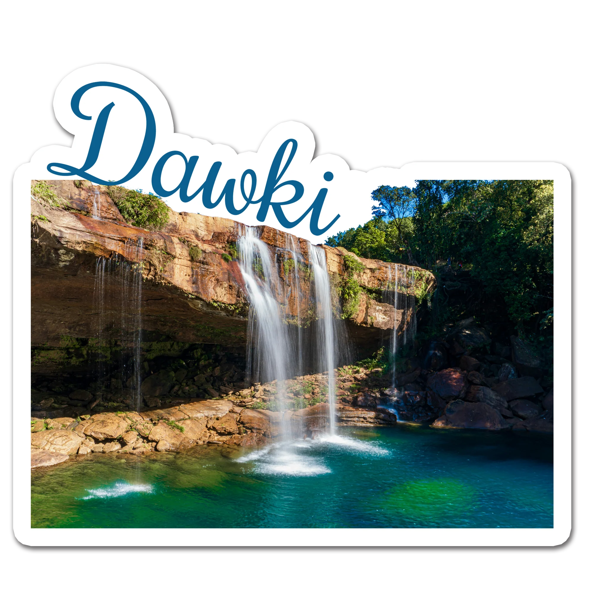 ShopTwiz Dawki 2(Meghalaya) Awesome City Lovely Door Magnets And Fridge Magnet