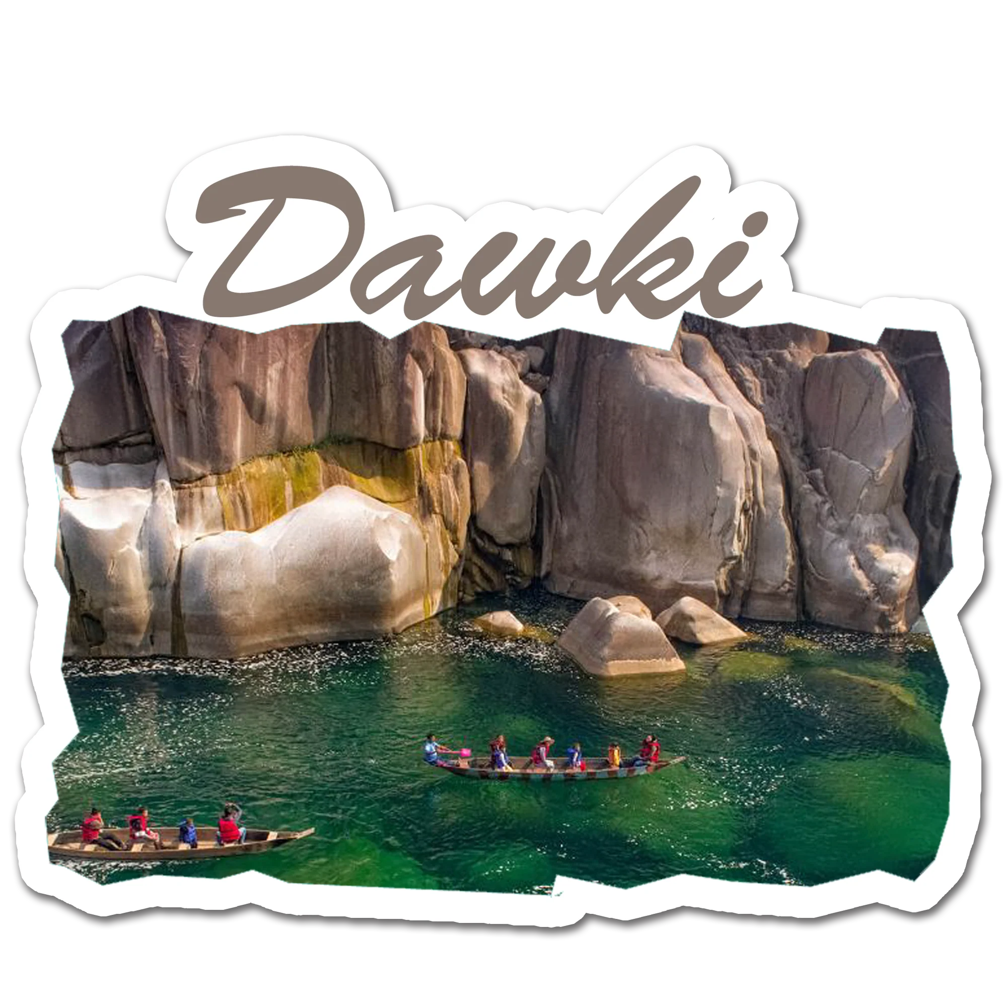ShopTwiz Dawki (Meghalaya) Awesome City Lovely Door Magnets And Fridge Magnet