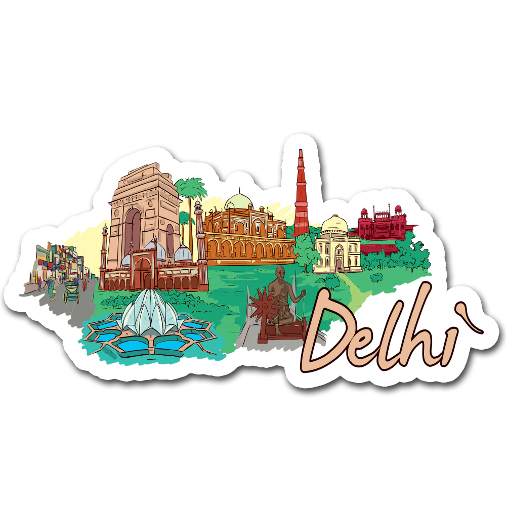 ShopTwiz Delhi Awesome City Lovely Door Magnets And Fridge Magnet