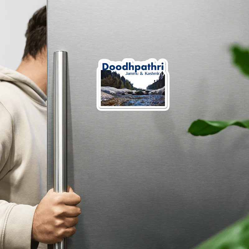 ShopTwiz Doodhpathri 4 (Jammu and Kashmir) Awesome City Lovely Door Magnets And Fridge Magnet - Image 2