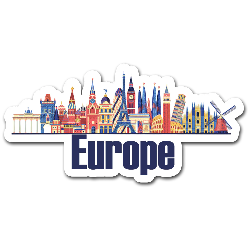 ShopTwiz Europe Tour City Lovely Door Magnets And Fridge Magnet