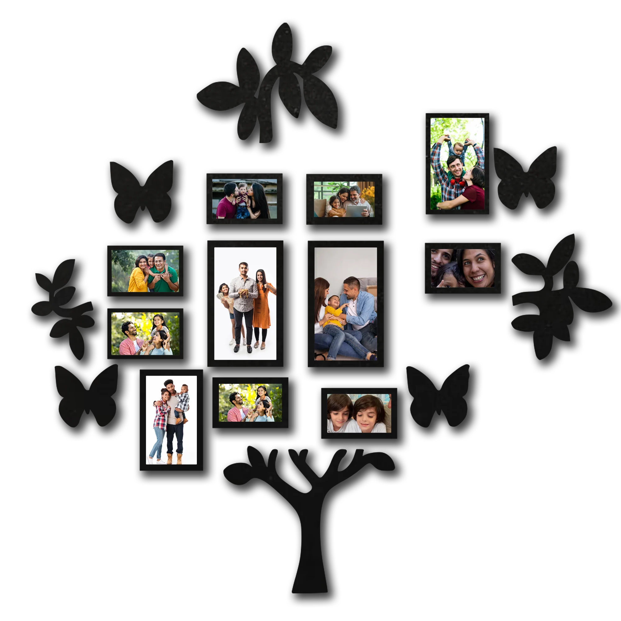 ShopTwiz Family Tree Collage Photo Frame with 11 photos ( Customizable )