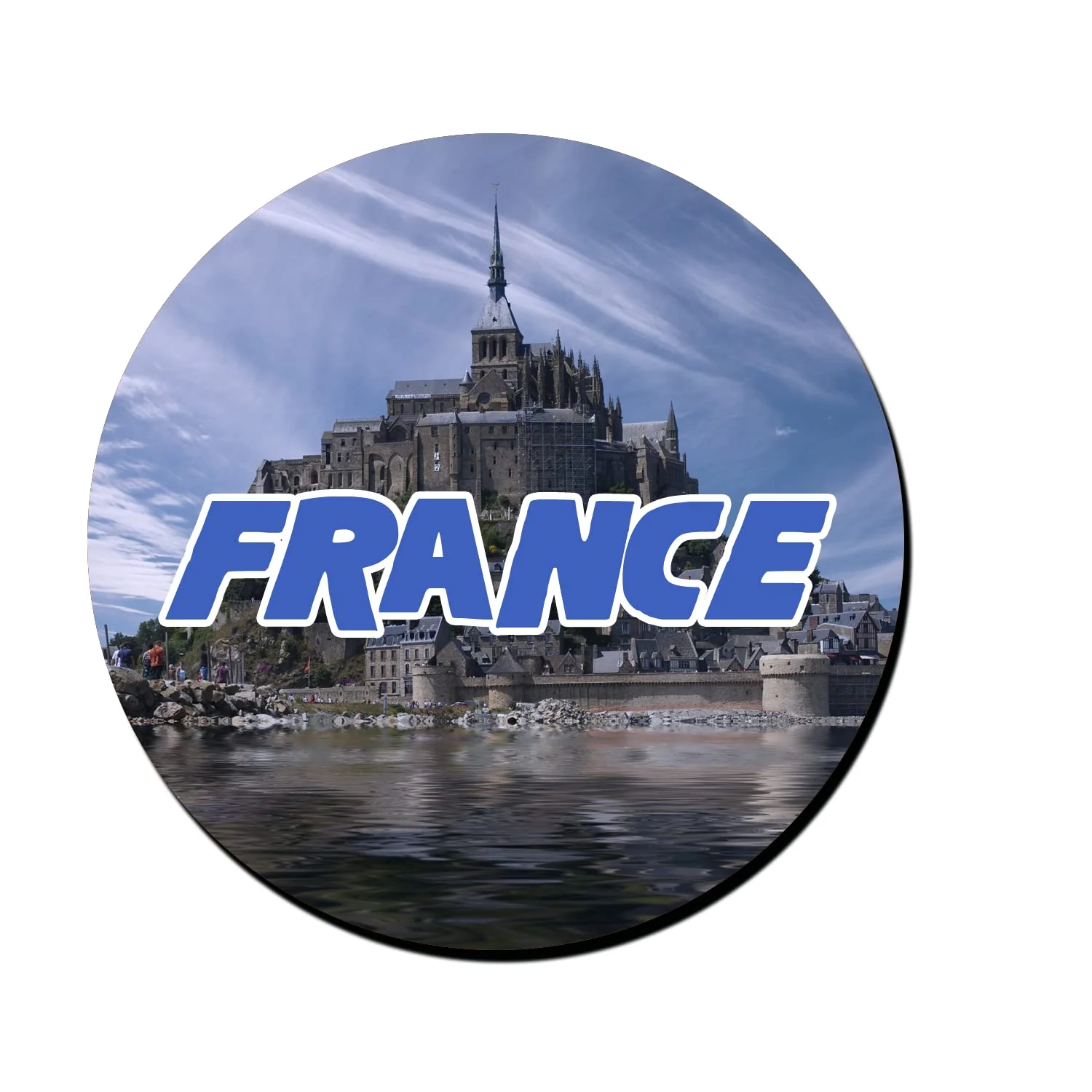 ShopTwiz France Collection Decorative Large Fridge Magnet
