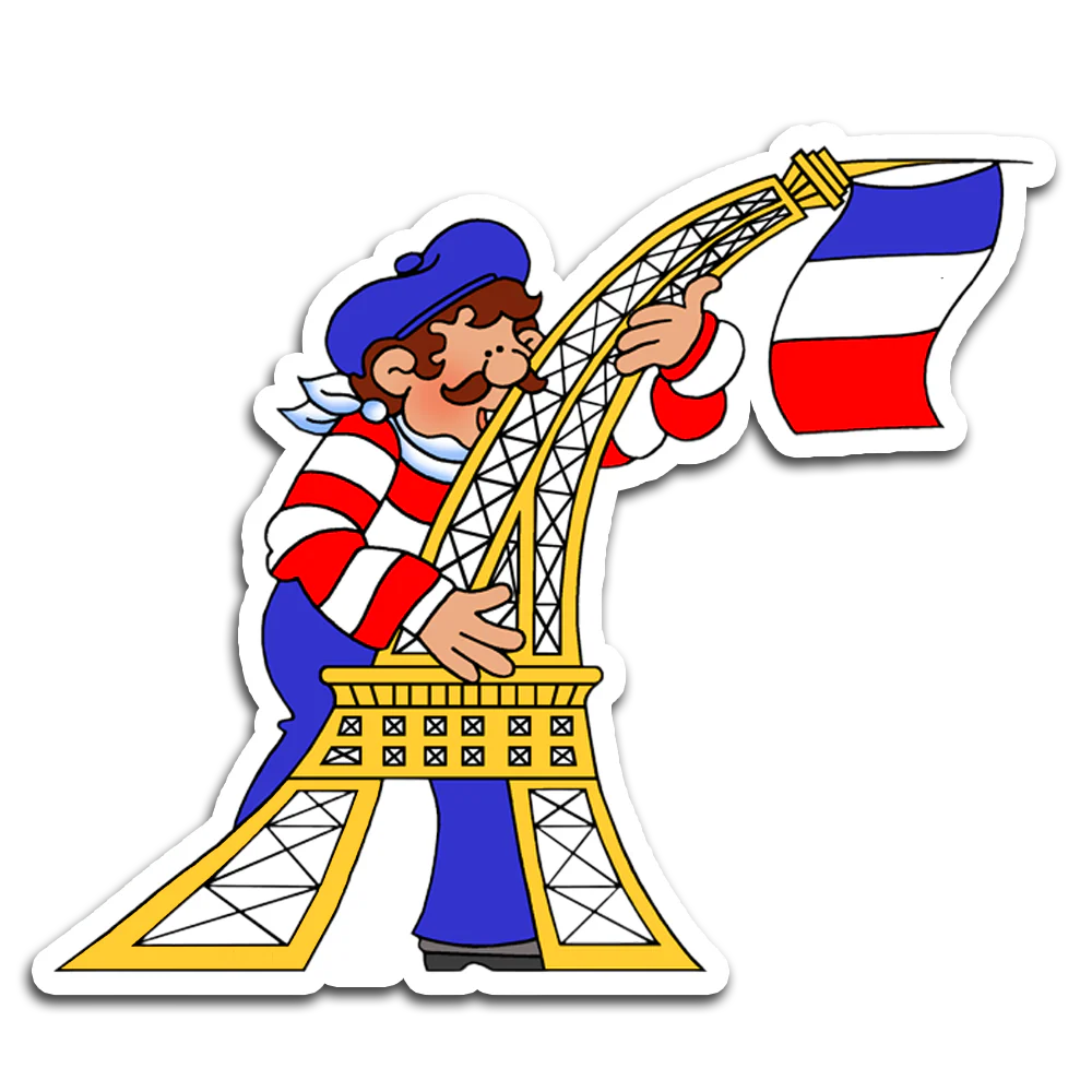 ShopTwiz France Cool City Fridge Magnet and Door Magnets
