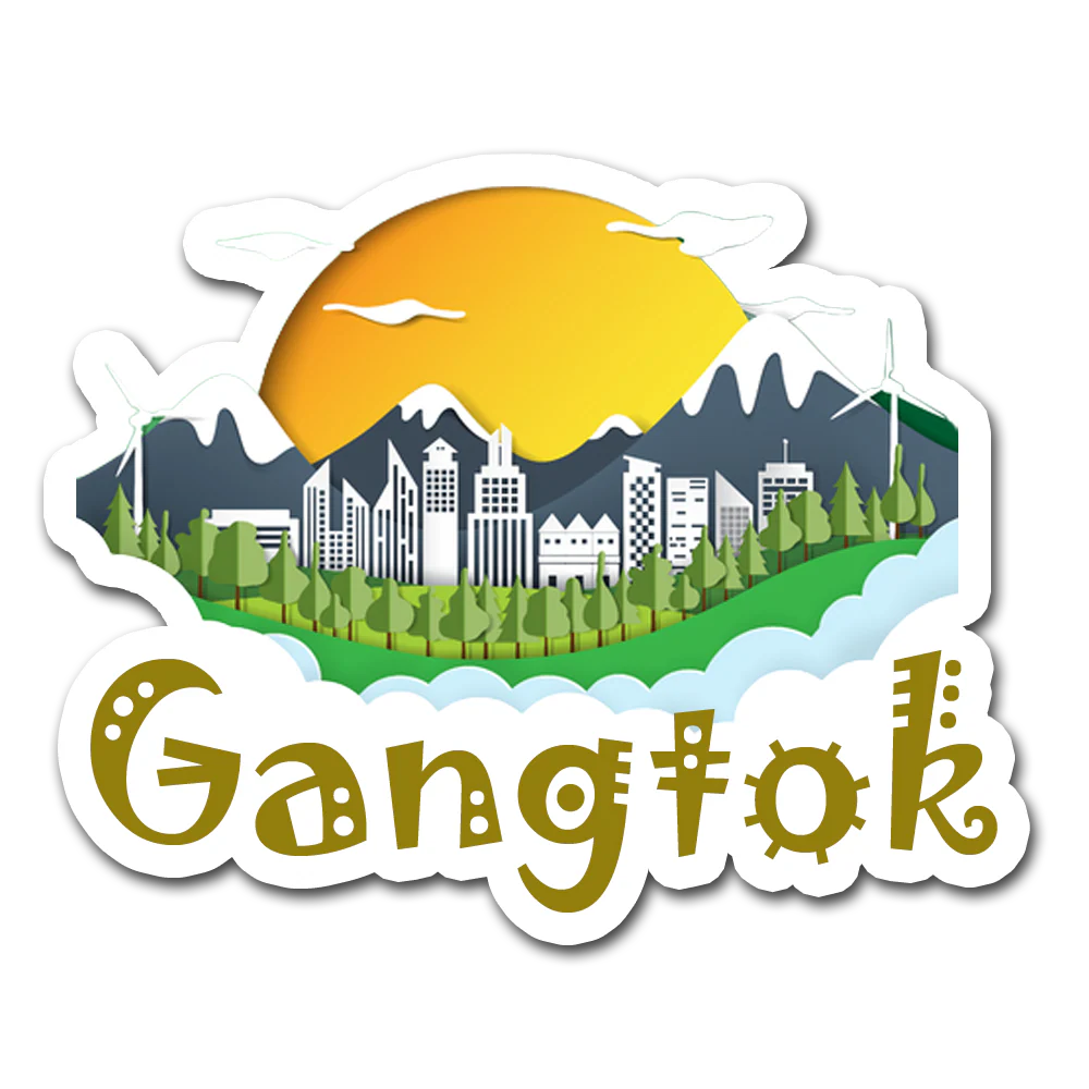 ShopTwiz Gangtok Amazing City Lovely Door Magnets And Fridge Magnet