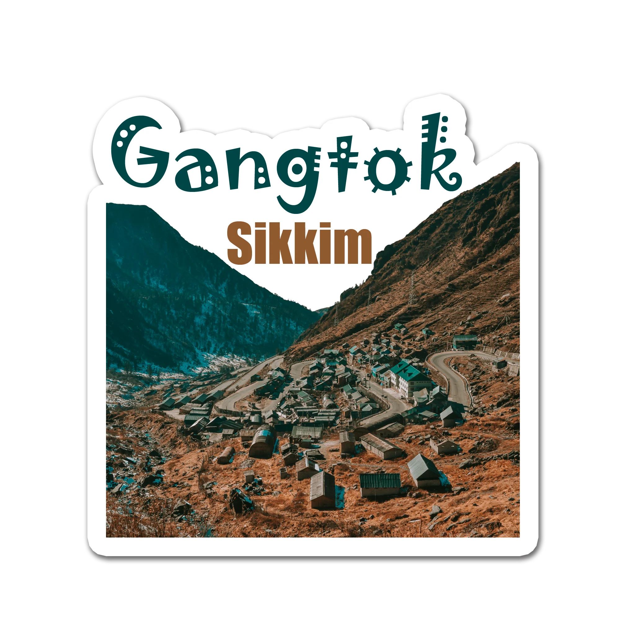 ShopTwiz Gangtok (Sikkim) Awesome City Lovely Door Magnets And Fridge Magnet