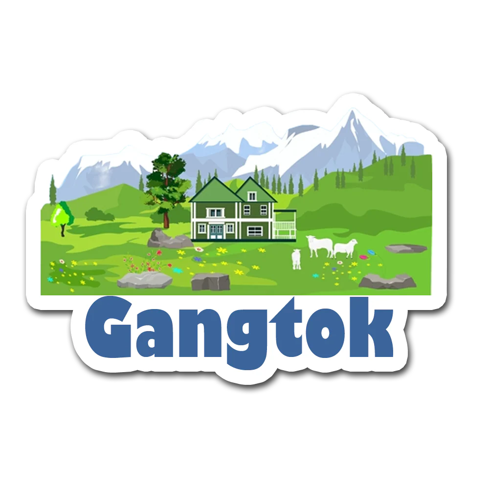 ShopTwiz Gangtok Travel City Lovely Door Magnets And Fridge Magnet