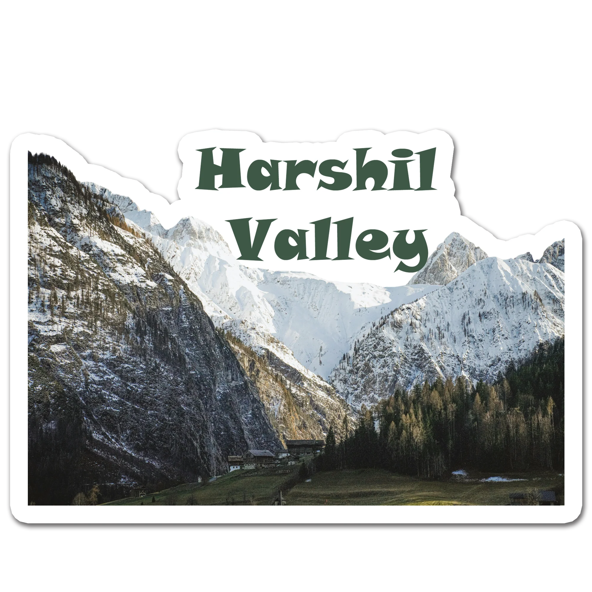 ShopTwiz Harshil Valley 2(Uttarakhand) Awesome City Lovely Door Magnets And Fridge Magnet
