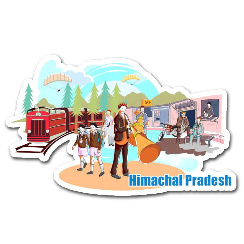 ShopTwiz Himachal Tour City Lovely Door Magnets And Fridge Magnet