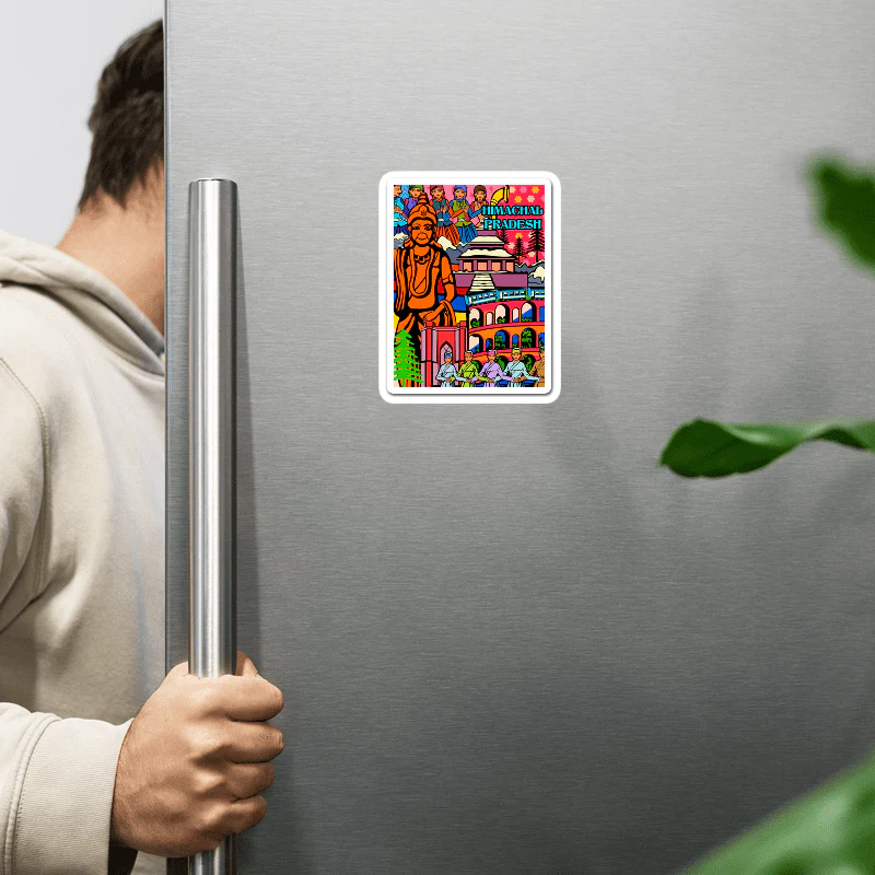 ShopTwiz Himachal Travel City Lovely Door Magnets And Fridge Magnet - Image 2