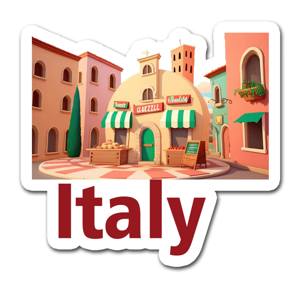 ShopTwiz Italy Beauty City Lovely Door Magnets And Fridge Magnet