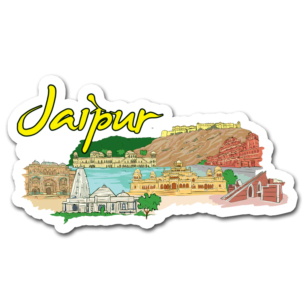 ShopTwiz Jaipur Beauty City Lovely Door Magnets And Fridge Magnet