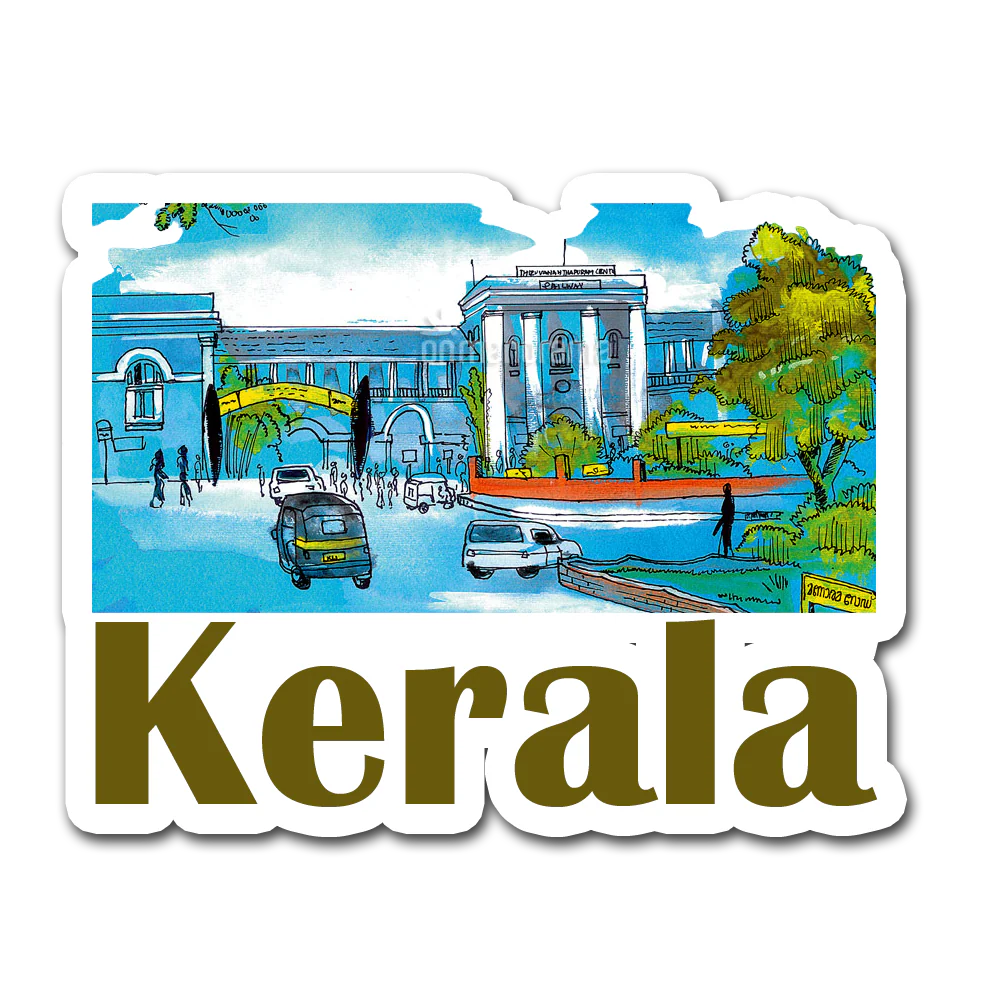 ShopTwiz Kerala Tour City Lovely Door Magnets And Fridge Magnet