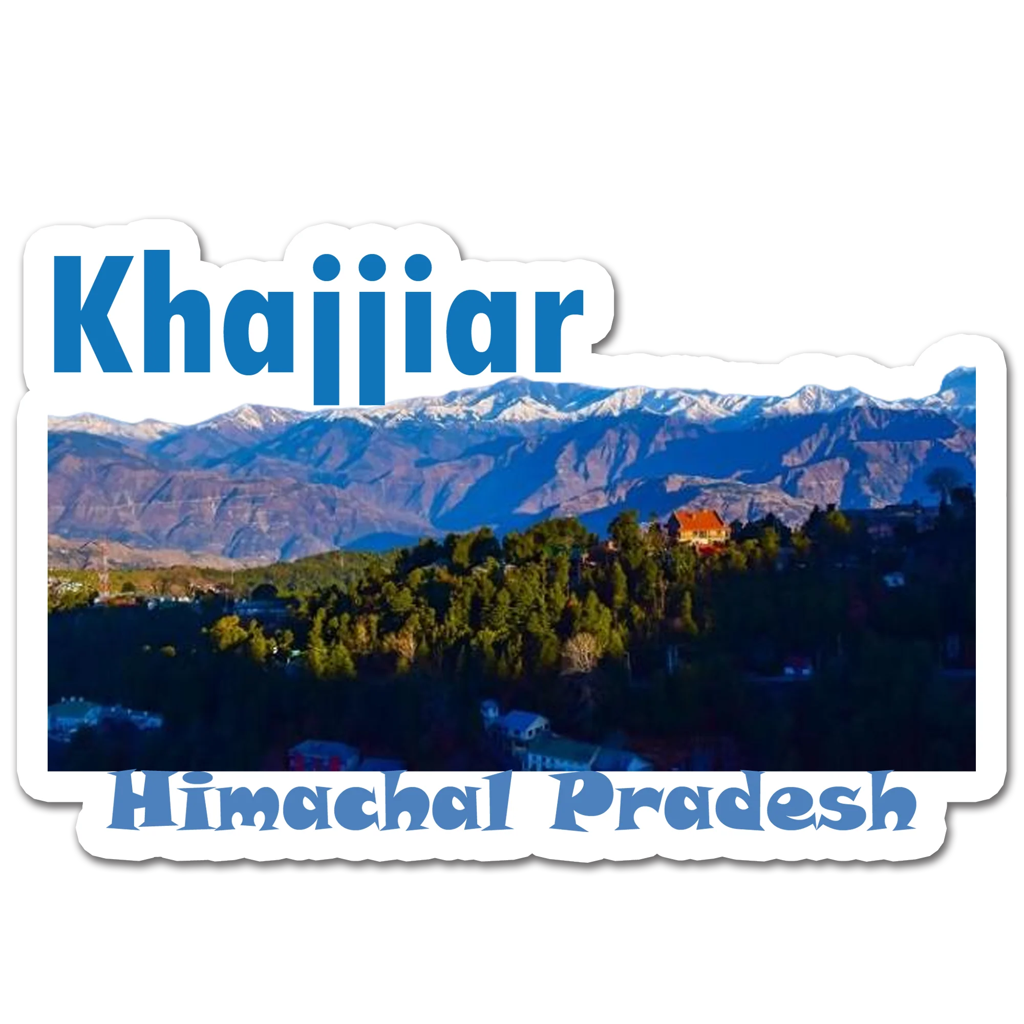 ShopTwiz Khajjiar 2 (Himachal Pradesh) Awesome City Lovely Door Magnets And Fridge Magnet
