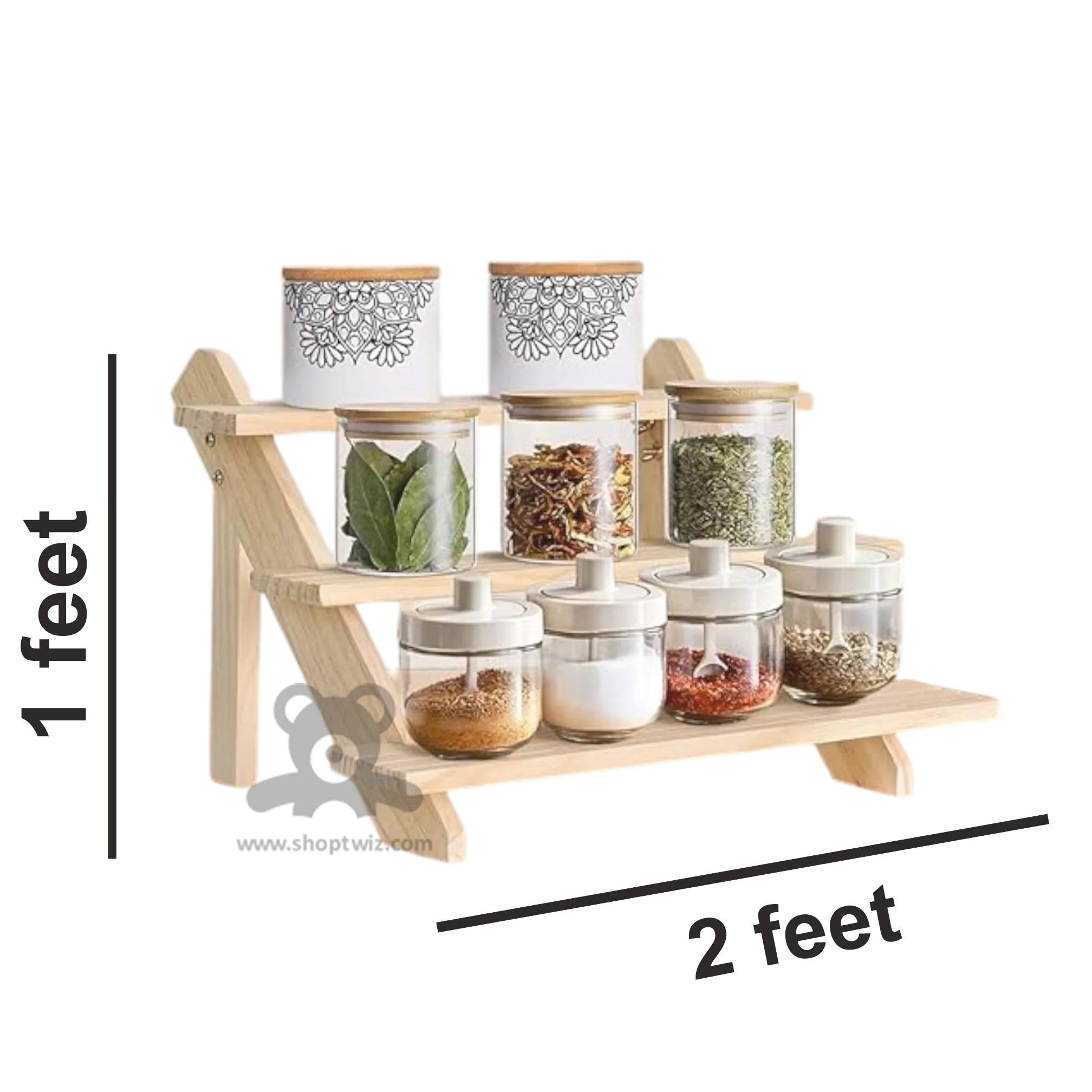 ShopTwiz Kitchen Box and Bottle Stand - Image 3
