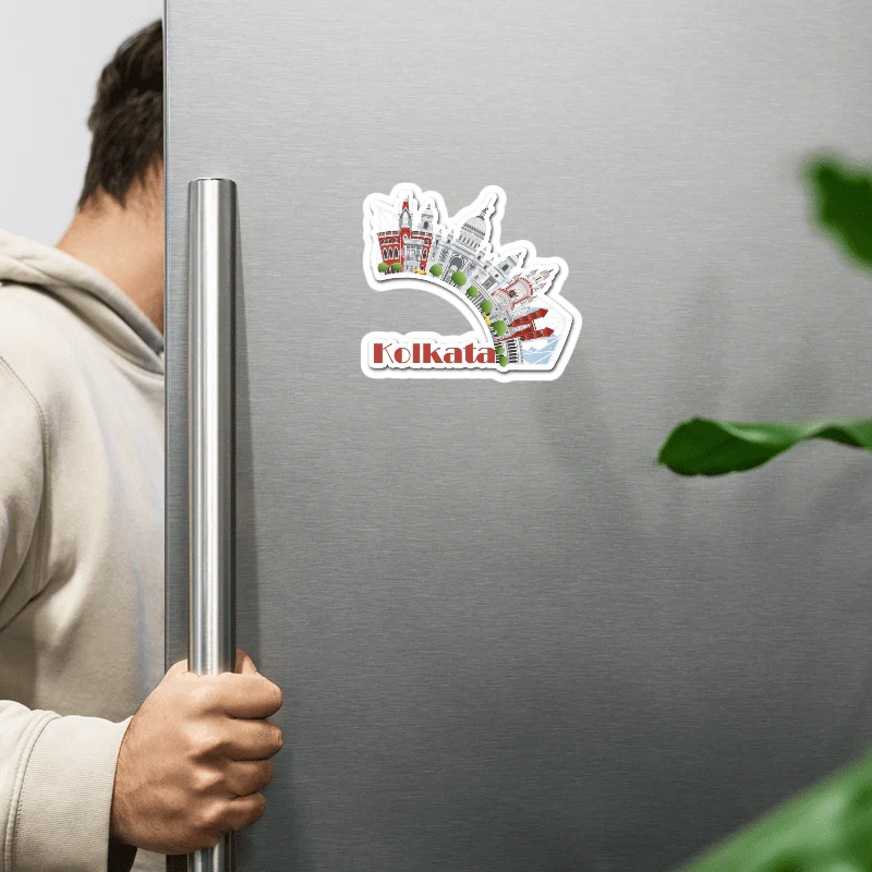 ShopTwiz Kolkata Journey City Lovely Door Magnets And Fridge Magnet - Image 2