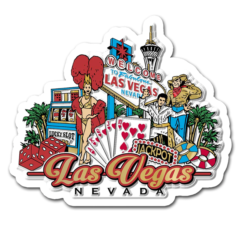ShopTwiz Las Vegas Awesome City Lovely Door Magnets And Fridge Magnet