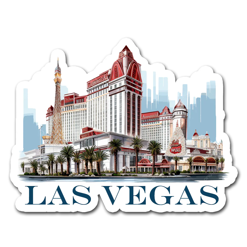 ShopTwiz Las Vegas Journey City Lovely Door Magnets And Fridge Magnet