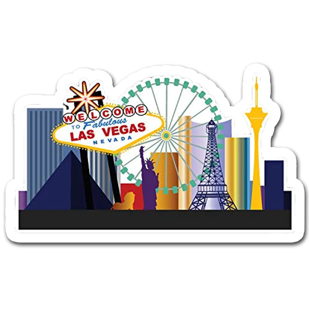 ShopTwiz Las Vegas Travel City Lovely Door Magnets And Fridge Magnet