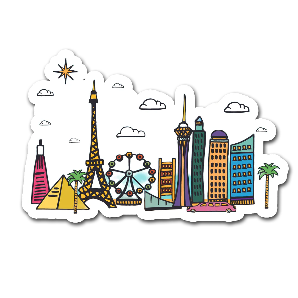ShopTwiz Las Vegas Trip City Lovely Door Magnets And Fridge Magnet
