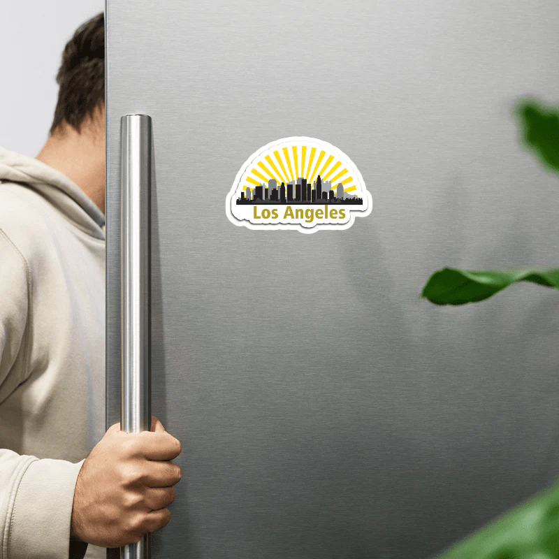 ShopTwiz Los Angeles Amazing  Door Magnets And City Fridge Magnet - Image 2