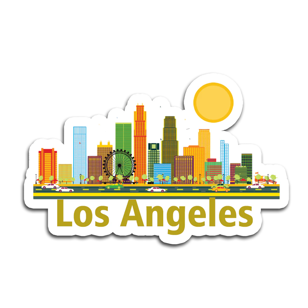 ShopTwiz Los Angeles Beauty Door Magnets And City Fridge Magnet