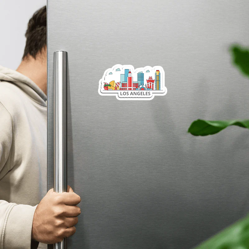 ShopTwiz Los Angeles City Fridge Magnet And  Beauty Door Magnets - Image 2