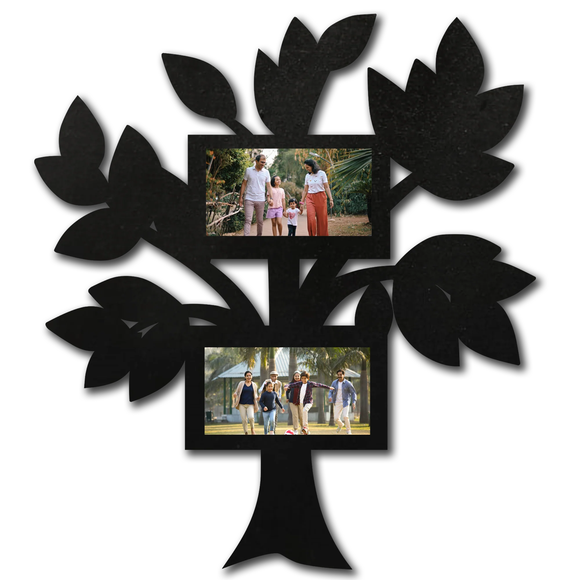 ShopTwiz Lovely Tree Collage Photo Frame with 2 photos ( Customizable )