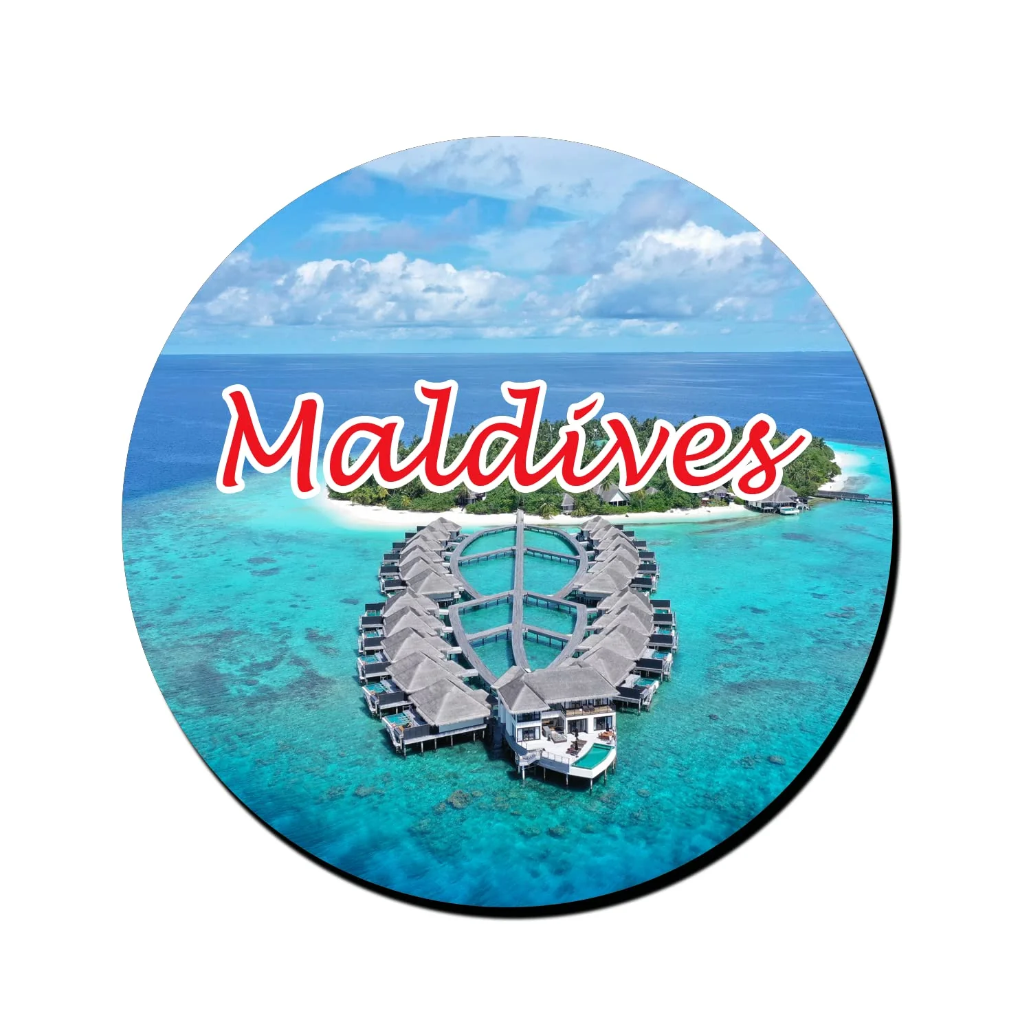 ShopTwiz Maldives Superb Decorative Large Fridge Magnet