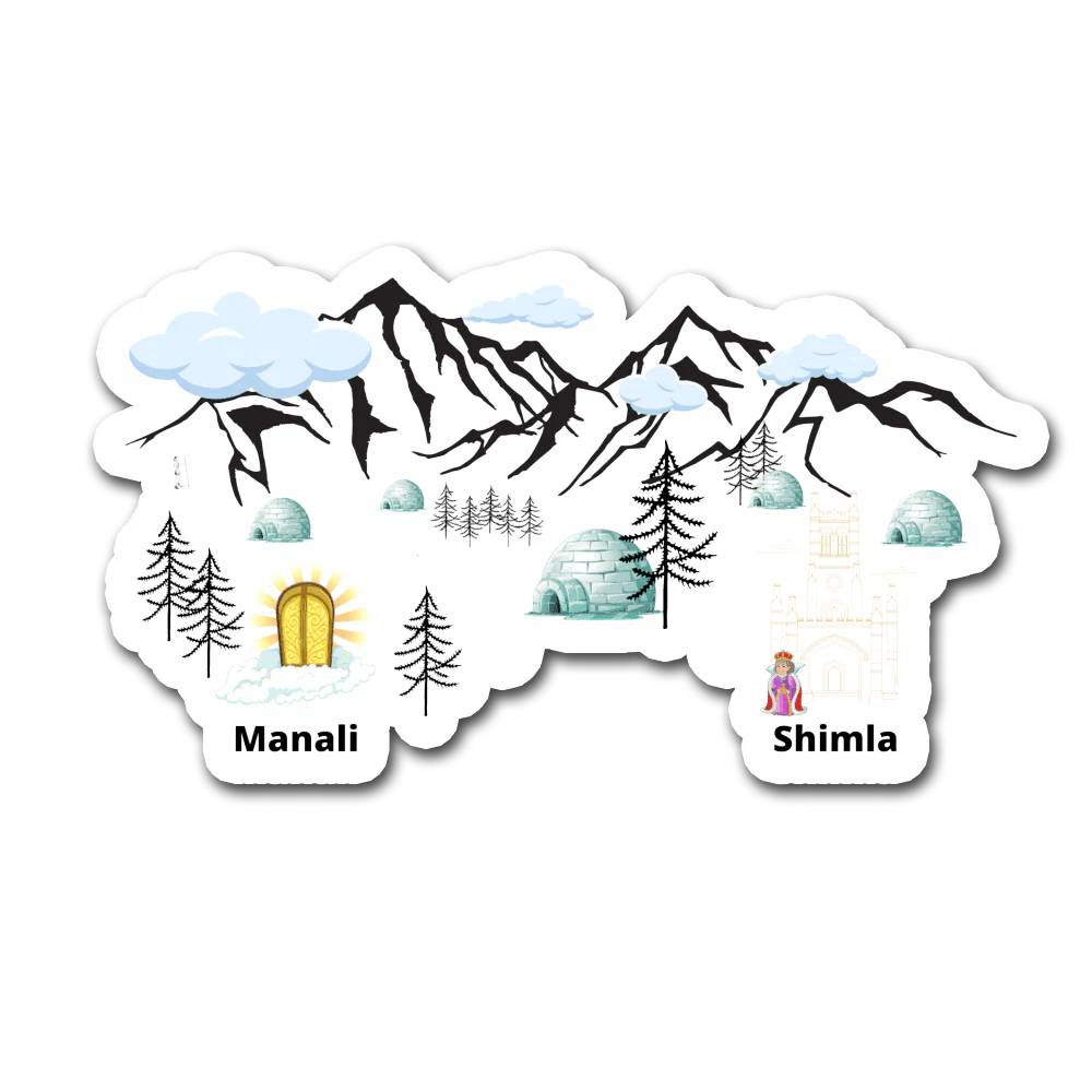 ShopTwiz Manali Best City Lovely Door Magnets And Fridge Magnet