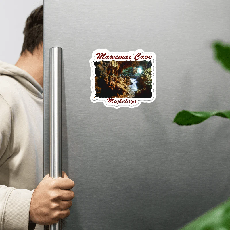 ShopTwiz Mawsmai Cave (Meghalaya) Awesome City Lovely Door Magnets And Fridge Magnet - Image 2