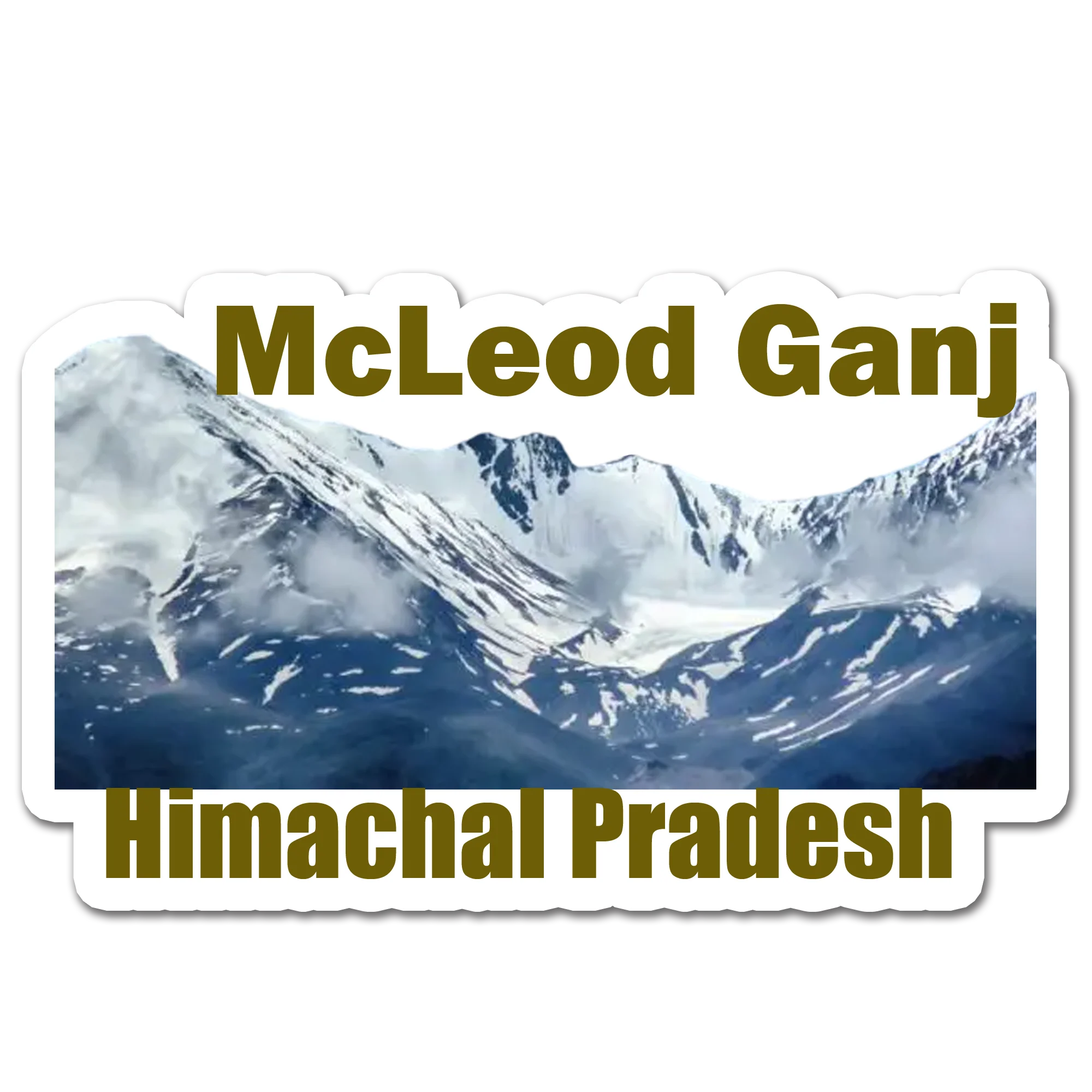 ShopTwiz McLeod Ganj 2 (Himachal Pradesh) Awesome City Lovely Door Magnets And Fridge Magnet