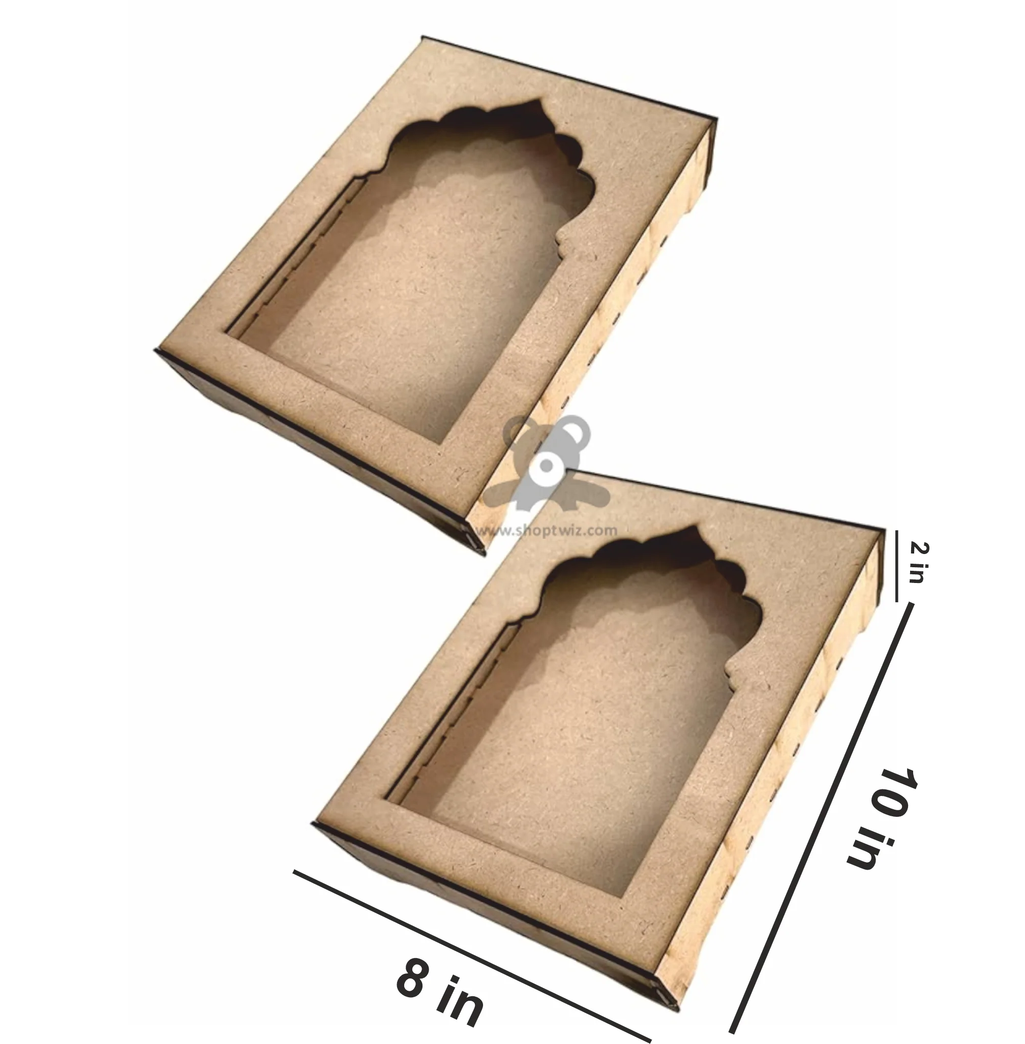 ShopTwiz MDF Jharokha Box Design (2 Pc) - Image 3