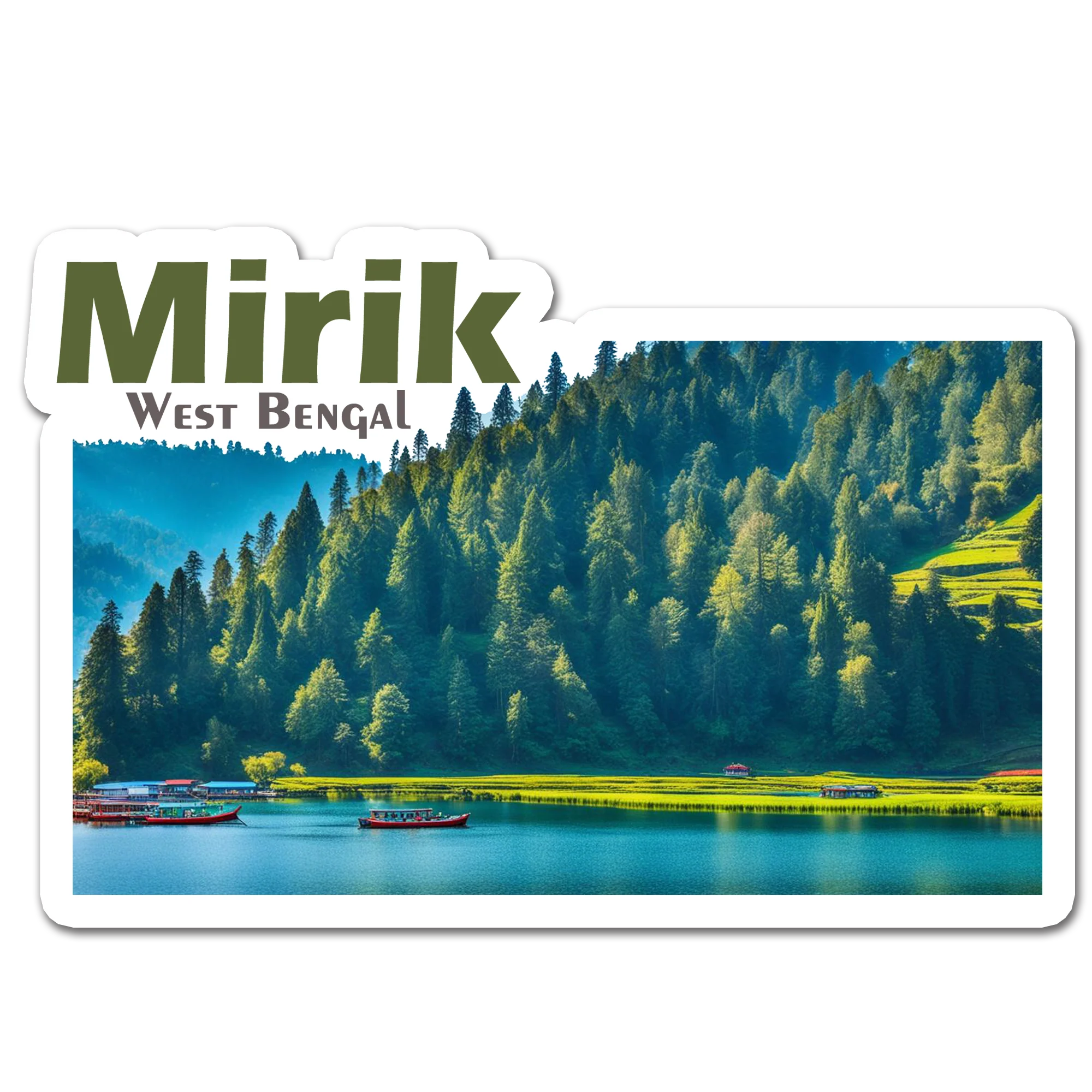 ShopTwiz Mirik (West Bengal) Awesome City Lovely Door Magnets And Fridge Magnet