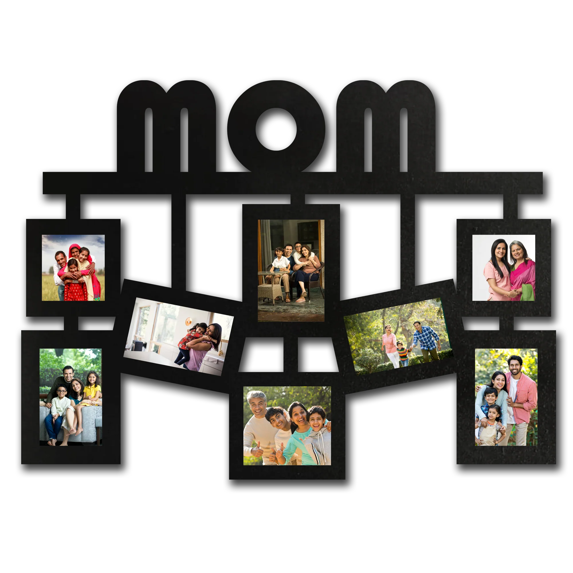 ShopTwiz Mom Collage Photo Frame with 8 photos ( Customizable )
