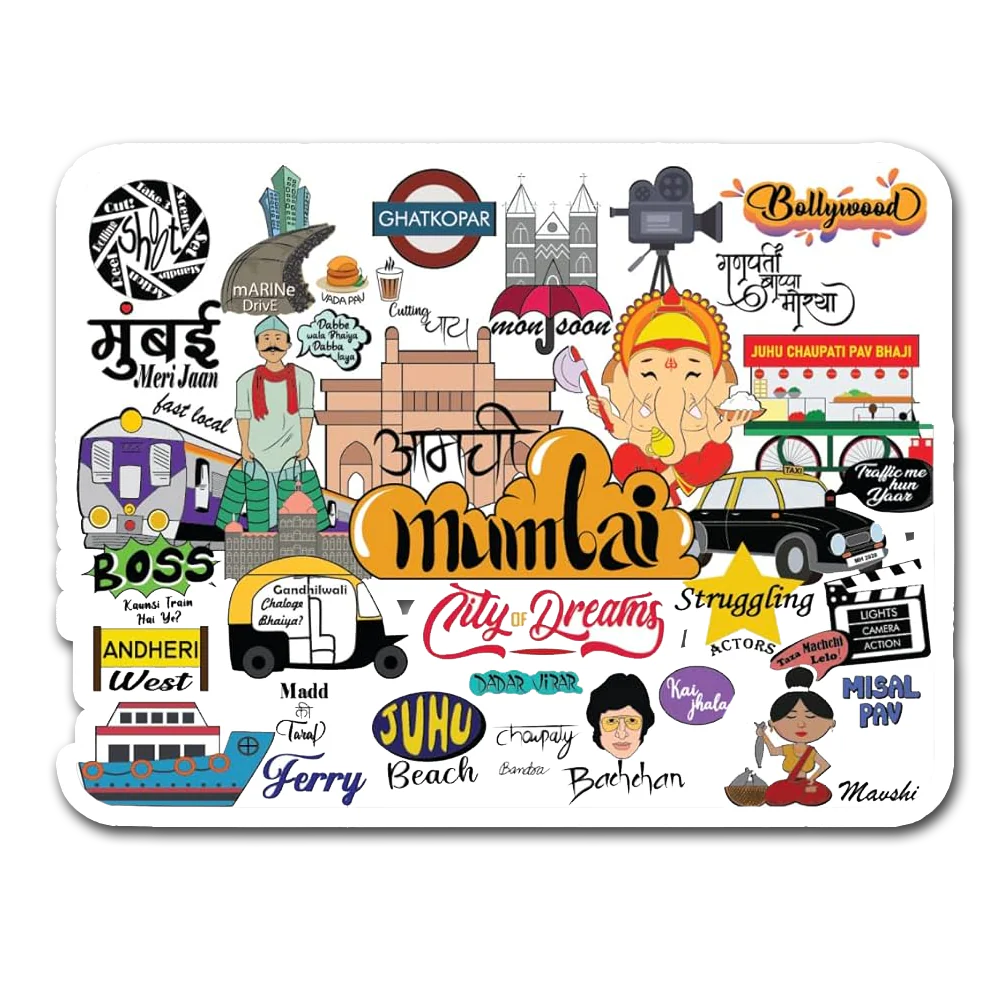 ShopTwiz Mumbai Tour City Lovely Door Magnets And Fridge Magnet