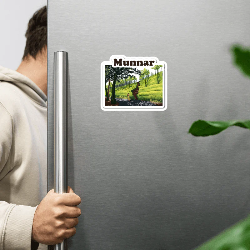 ShopTwiz Munnar  Happy City Lovely Door Magnets And Fridge Magnet - Image 2