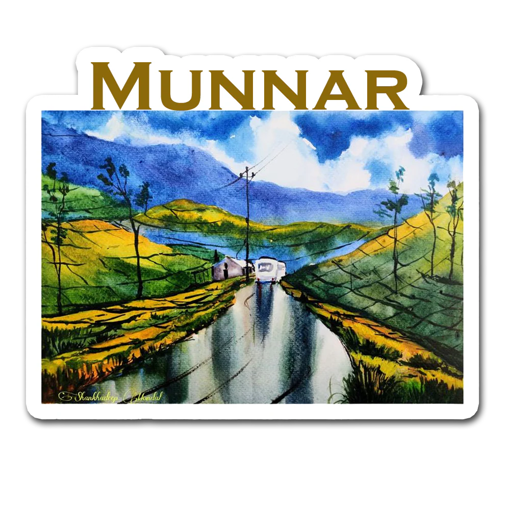 ShopTwiz Munnar Travel City Lovely Door Magnets And Fridge Magnet