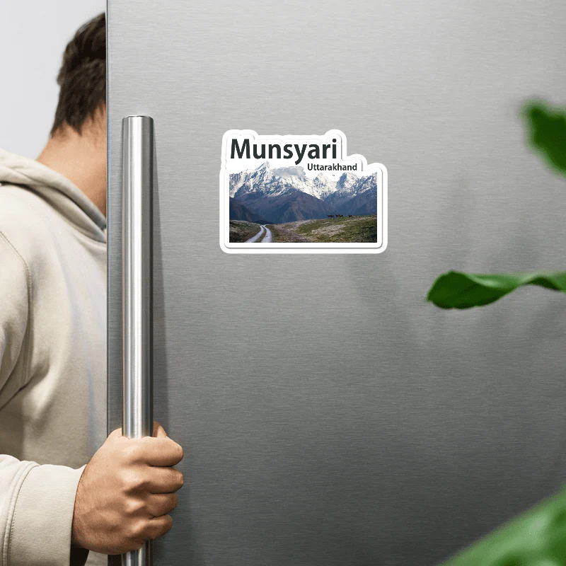 ShopTwiz Munsyari 2(Uttrakhnad) Awesome City Lovely Door Magnets And Fridge Magnet - Image 2
