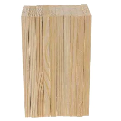 ShopTwiz Natural Pine Wood Rectangle Panel for Arts & Craft/Furniture/Decoration/Macrame, 10 Pieces (25 mm X12 mm x 10 inch) - Image 5