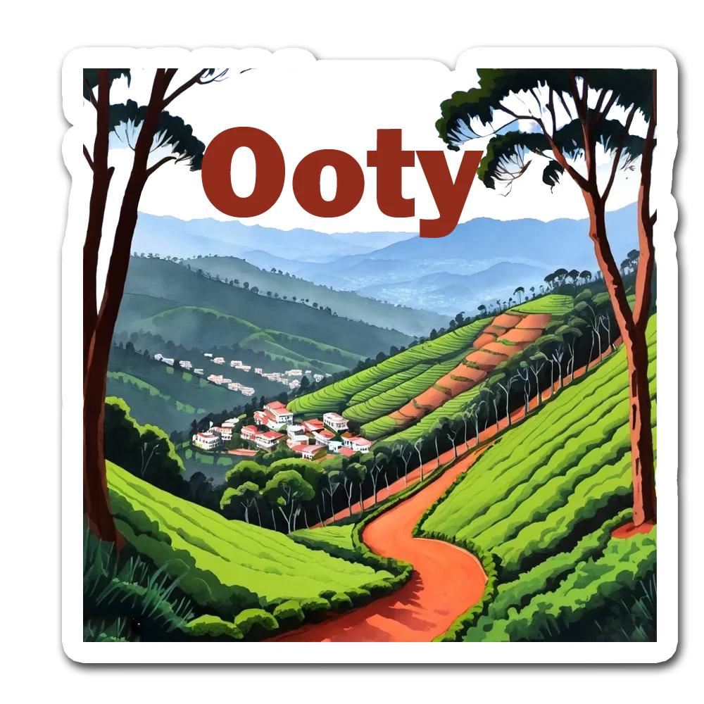 ShopTwiz Ooty Famous City Lovely Door Magnets And Fridge Magnet