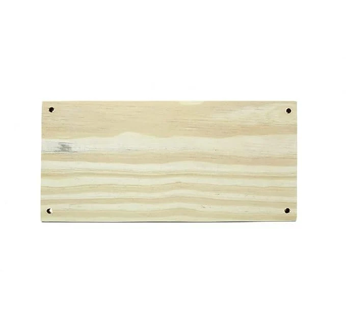 ShopTwiz Pinewood Plank for Macrame Products | Rectangle Wooden Plank for Crafting | Solid and Natural Wooden Plank | DIY | Pack of 4Pcs - Image 4